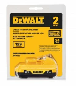 DeWALT DCB122 12V 2Ah MAX Cordless Power Tool Lithium-Ion Battery Tools & Equipment