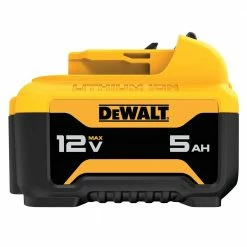 DeWALT DCB126-2 12V MAX 5.0Ah Lithium-Ion Lightweight Compact Batteries - 2 Pk