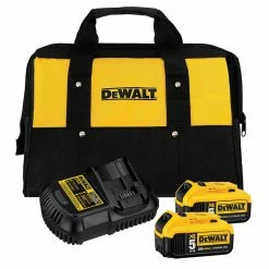Tools & Equipment DeWALT DCB205-2CK 20V 5.0Ah Premium XR Lithium-Ion Battery Starter Kit
