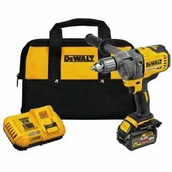 DeWALT DCD130T1 60V FLEXVOLT 1/2 Inch 6.0Ah E-Clutch Mixer/Drill Kit Tools & Equipment