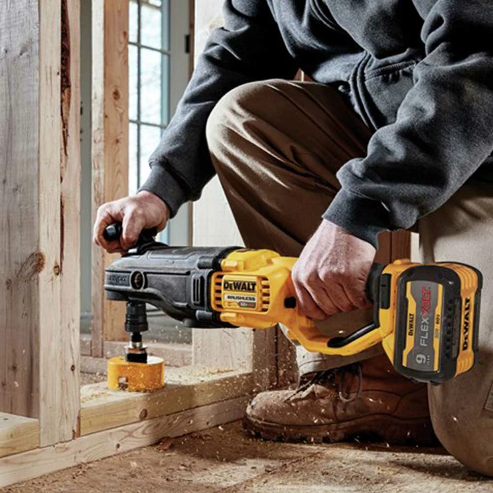 Tools & Equipment DeWALT DCD471X1 60V MAX In Line Stud/Joist Drill W/ E-Clutch System Kit 8 Tools & Equipment DeWALT DCD471X1 60V MAX In Line Stud/Joist Drill W/ E-Clutch System Kit