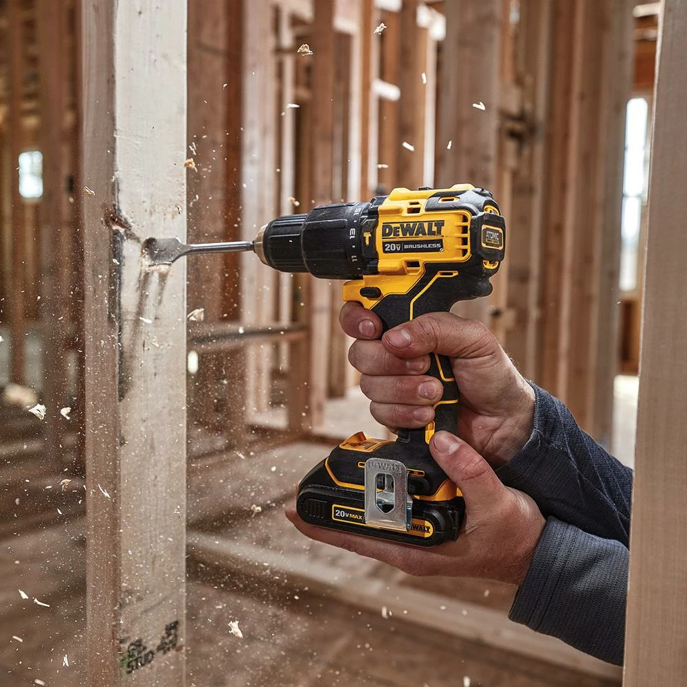 DeWALT DCD709C2 20V Brushless Cordless Atomic Hammerdrill Kit Tools & Equipment 8 DeWALT DCD709C2 20V Brushless Cordless Atomic Hammerdrill Kit Tools & Equipment