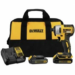 Tools & Equipment DeWALT DCF787C2 20V MAX 1/4" Variable Speed Brushless Impact Driver Kit