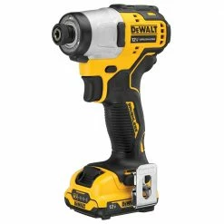 DeWALT DCF801F2 12V MAX XTREME Brushless 1/4 Inch Cordless Impact Driver Kit Tools & Equipment