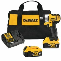 DeWALT DCF880M2 20V MAX 1/2-Inch Lithium Ion Impact Wrench Kit W/ Detent Pin