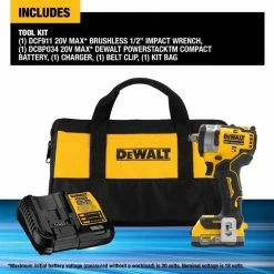 DeWALT DCF911E1 20V 1/2