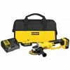 DeWALT DCG412P2 20V MAX 4-1/2" Li-Ion Cordless Grinder Cut-Off Tool Kit