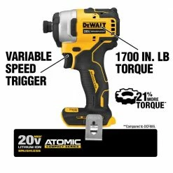 DeWALT DCK279C2 20V MAX ATOMIC Lithium-Ion Cordless Hammer Drill Combo Kit Tools & Equipment