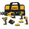 DeWALT DCK475D2 20V MAX Brushless Cordless Lightweight 4 Tool Combo Kit