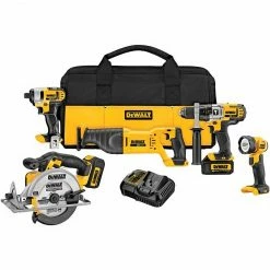 Tools & Equipment DeWALT DCK590L2 20V MAX Lithium Ion Drill Impact Circular Saw Tool Combo Kit