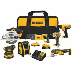 Tools & Equipment DeWALT DCK771D1M1 20V MAX Lithium-Ion Cordless 7-Tool Combo Kit
