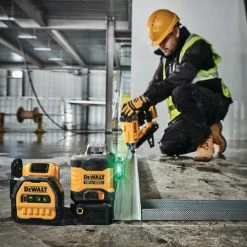 DeWALT DCLE34030GB 20V 3 X 360 Cordless Lithium-Ion Green Laser - Bare Tool Tools & Equipment
