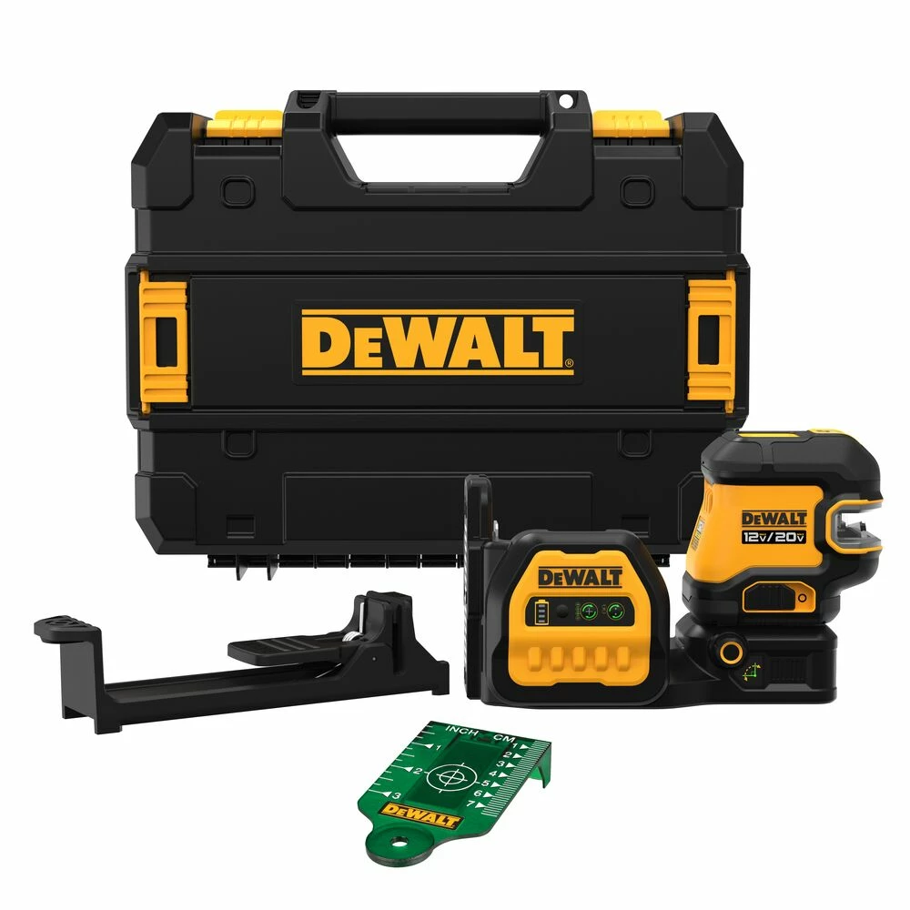 Tools & Equipment DeWALT DCLE34220GB 20V MAX Cordless 2 Spot Green Line Laser - Bare Tool 3 Tools & Equipment DeWALT DCLE34220GB 20V MAX Cordless 2 Spot Green Line Laser - Bare Tool