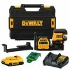 Tools & Equipment DeWALT DCLE34520G 20V MAX 5 Spot Green Line Laser Kit W/ Battery