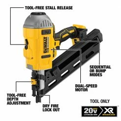 Tools & Equipment DeWALT DCN692B 20V MAX Brushless Cordless Li-Ion Framing Nail Gun - Bare Tool