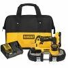 Tools & Equipment DeWALT DCS377Q1 1-3/4" 20V ATOMIC MAX Brushless Cordless Compact Bandsaw Kit