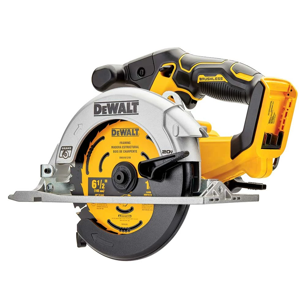 DeWALT DCS565B 20V MAX 6-1/2" Brushless Cordless Li-Ion Circular Saw - Bare Tool Tools & Equipment 5 DeWALT DCS565B 20V MAX 6-1/2" Brushless Cordless Li-Ion Circular Saw - Bare Tool Tools & Equipment