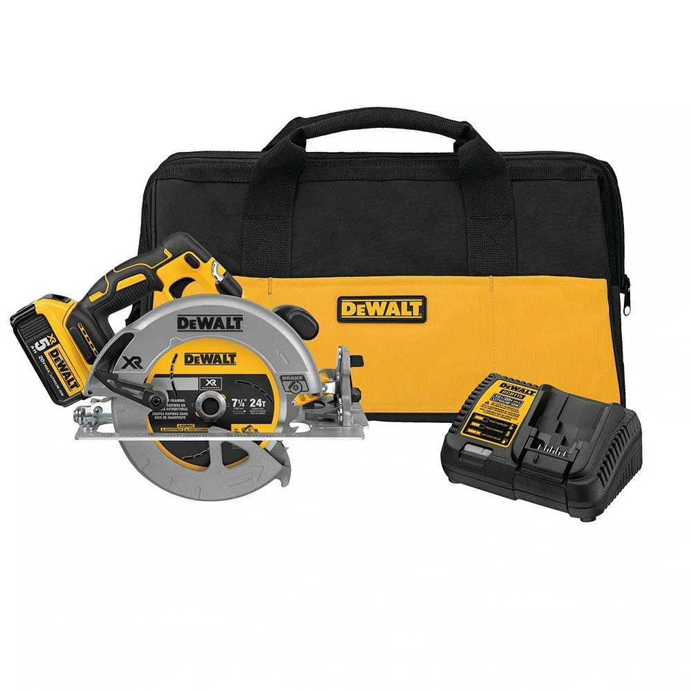 DeWALT DCS570P1 20V 7-1/4-Inch Cordless Lithium-Ion Circular Saw Kit 3 DeWALT DCS570P1 20V 7-1/4-Inch Cordless Lithium-Ion Circular Saw Kit