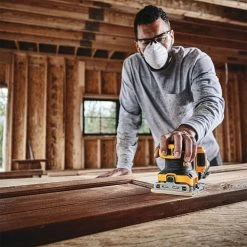 DeWALT DCW200D1 20V MAX XR 1/4 Sheet Cordless Durable Variable Speed Sander Kit Tools & Equipment