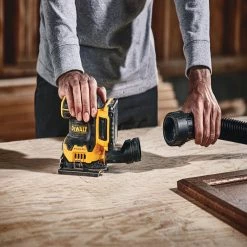 DeWALT DCW200D1 20V MAX XR 1/4 Sheet Cordless Durable Variable Speed Sander Kit Tools & Equipment