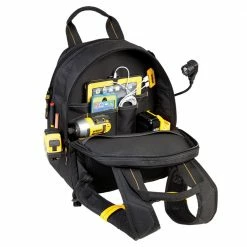 DeWALT DGCL33 33-Pocket Lighted Dual Port USB Charging Tool Backpack Tools & Equipment