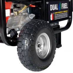 Dual Fuel Generators DuroStar DS10000EH 10,000W 439cc Dual Fuel Portable Generator W/ Electric Start
