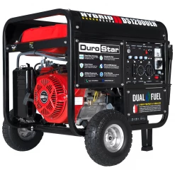 DuroStar DS12000EH 12,000-Watt 457cc Portable Dual Fuel Gas Propane Generator Dual Fuel Generators