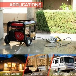 DuroStar DS13000E 13000 Watt 500cc Gasoline Portable Generator W/ Push Button Gasoline Generators 12 DuroStar DS13000E 13000 Watt 500cc Gasoline Portable Generator W/ Push Button Gasoline Generators