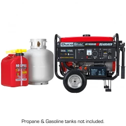 DuroStar DS4850EH 4,850-Watt Dual Fuel Generator W/ Electric Start