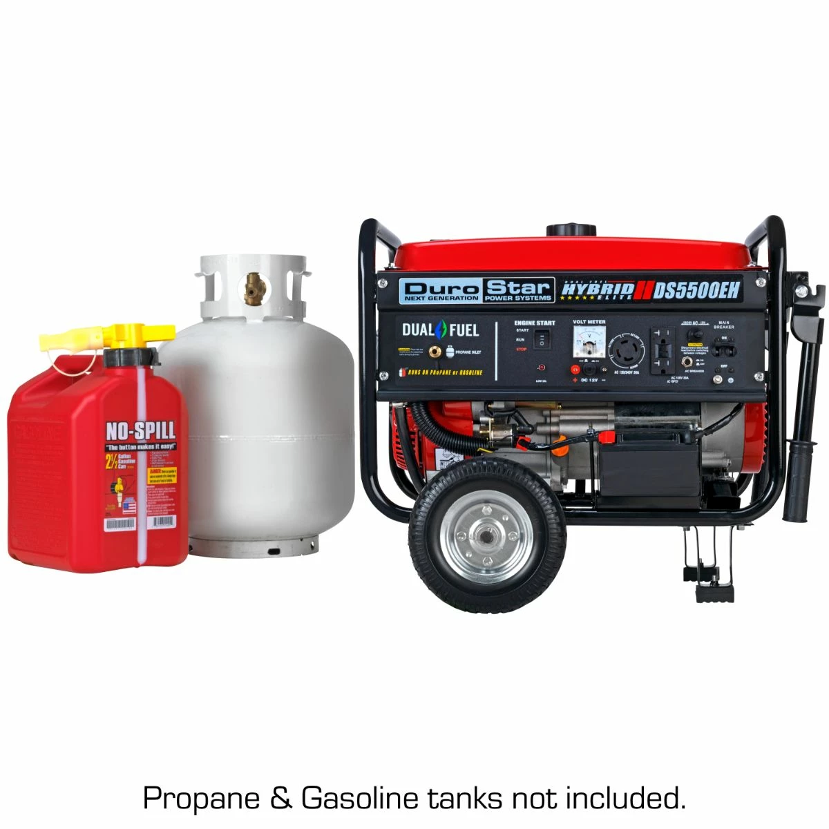 Dual Fuel Generators DuroStar DS5500EH 5500-Watt Electric Start Dual Fuel Portable Generator 4 Dual Fuel Generators DuroStar DS5500EH 5500-Watt Electric Start Dual Fuel Portable Generator