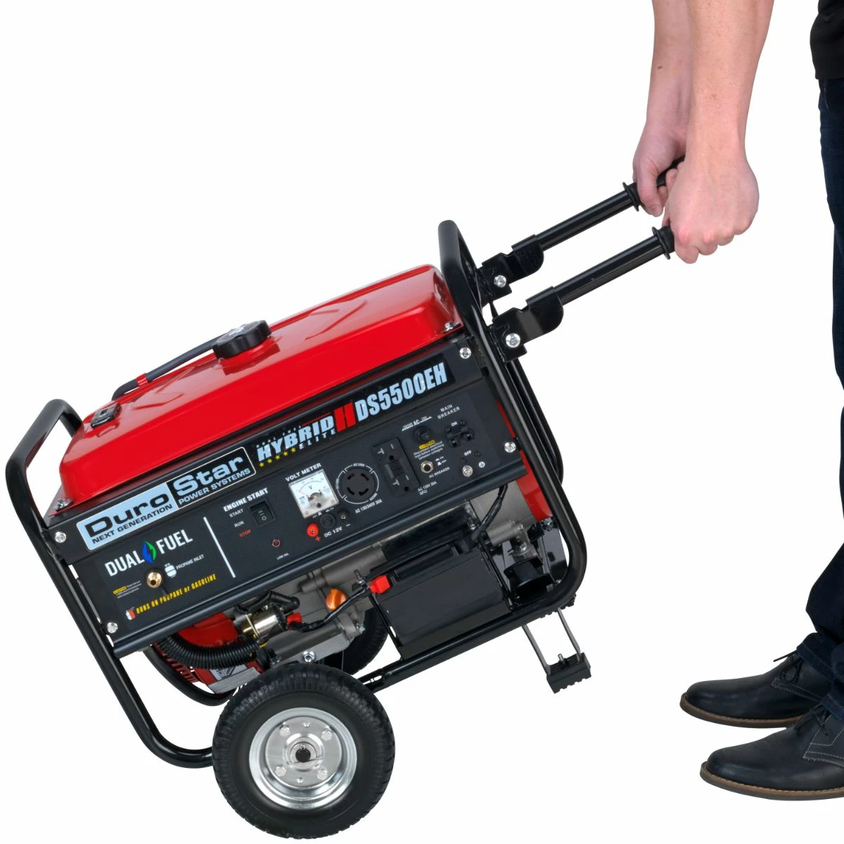 Dual Fuel Generators DuroStar DS5500EH 5500-Watt Electric Start Dual Fuel Portable Generator 7 Dual Fuel Generators DuroStar DS5500EH 5500-Watt Electric Start Dual Fuel Portable Generator