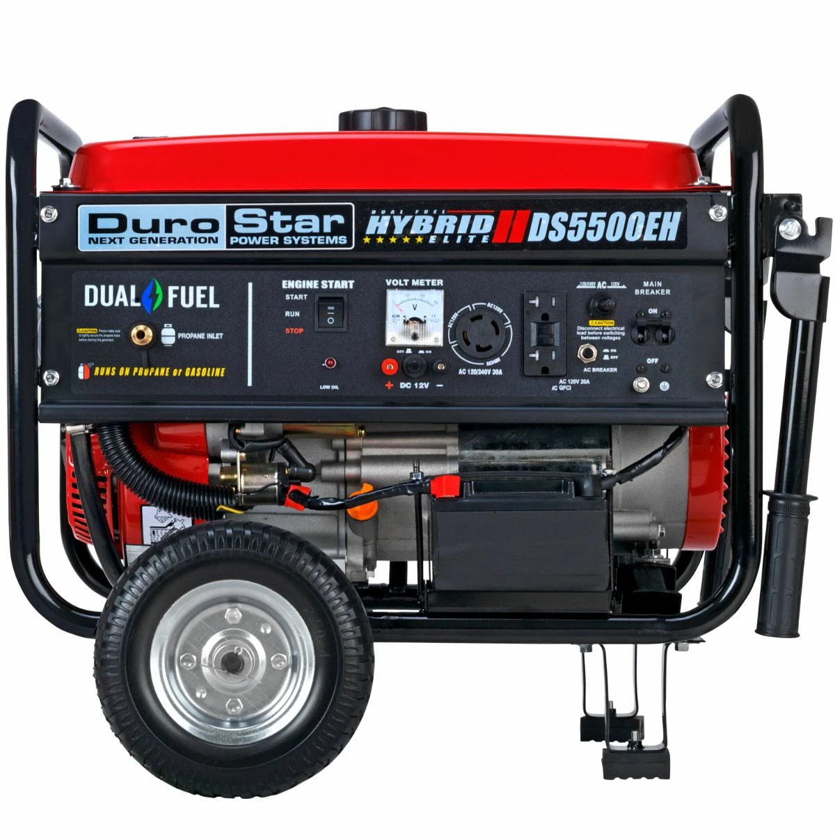Dual Fuel Generators DuroStar DS5500EH 5500-Watt Electric Start Dual Fuel Portable Generator 9 Dual Fuel Generators DuroStar DS5500EH 5500-Watt Electric Start Dual Fuel Portable Generator