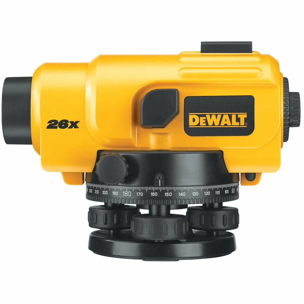 DeWALT DW096 13" 26x Magnefication Auto Optical Level Package 3 DeWALT DW096 13" 26x Magnefication Auto Optical Level Package