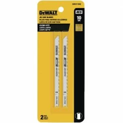 DeWALT DW3710H2 4'' 10 TPI U Shank Fine Cutting Wood Jig Saw Blades - 5 PK Tools & Equipment