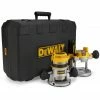 DeWALT DW618PK 2-1/4 HP Fixed Base Plunge Router Tool Combo Kit Tools & Equipment