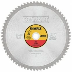 DeWALT DWA7747 14'' 66T Heavy Gauge Ferrous Metal Cutting Saw Blade Power Tools