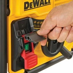 DeWALT DWE7485WS 15 Amp 8-1/4" Corded Compact Jobsite Table Saw W/ Table Stand 16 DeWALT DWE7485WS 15 Amp 8-1/4