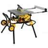 Tools & Equipment DeWALT DWE7491RS 10-Inch Jobsite Table Saw With 32-1/2-Inch Rip W/ Rolling Stand