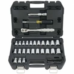 DeWALT DWMT45049 1/2’’ Mechanics Nano Bit Tool Set, Polished Chrome (49 PC) Hand Tools 8 DeWALT DWMT45049 1/2’’ Mechanics Nano Bit Tool Set, Polished Chrome (49 PC) Hand Tools