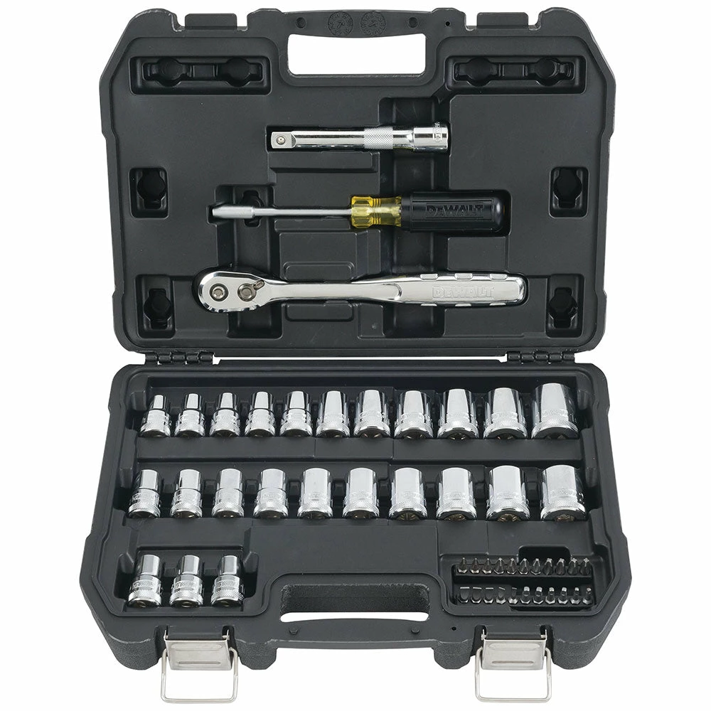 DeWALT DWMT45049 1/2’’ Mechanics Nano Bit Tool Set, Polished Chrome (49 PC) Hand Tools 5 DeWALT DWMT45049 1/2’’ Mechanics Nano Bit Tool Set, Polished Chrome (49 PC) Hand Tools
