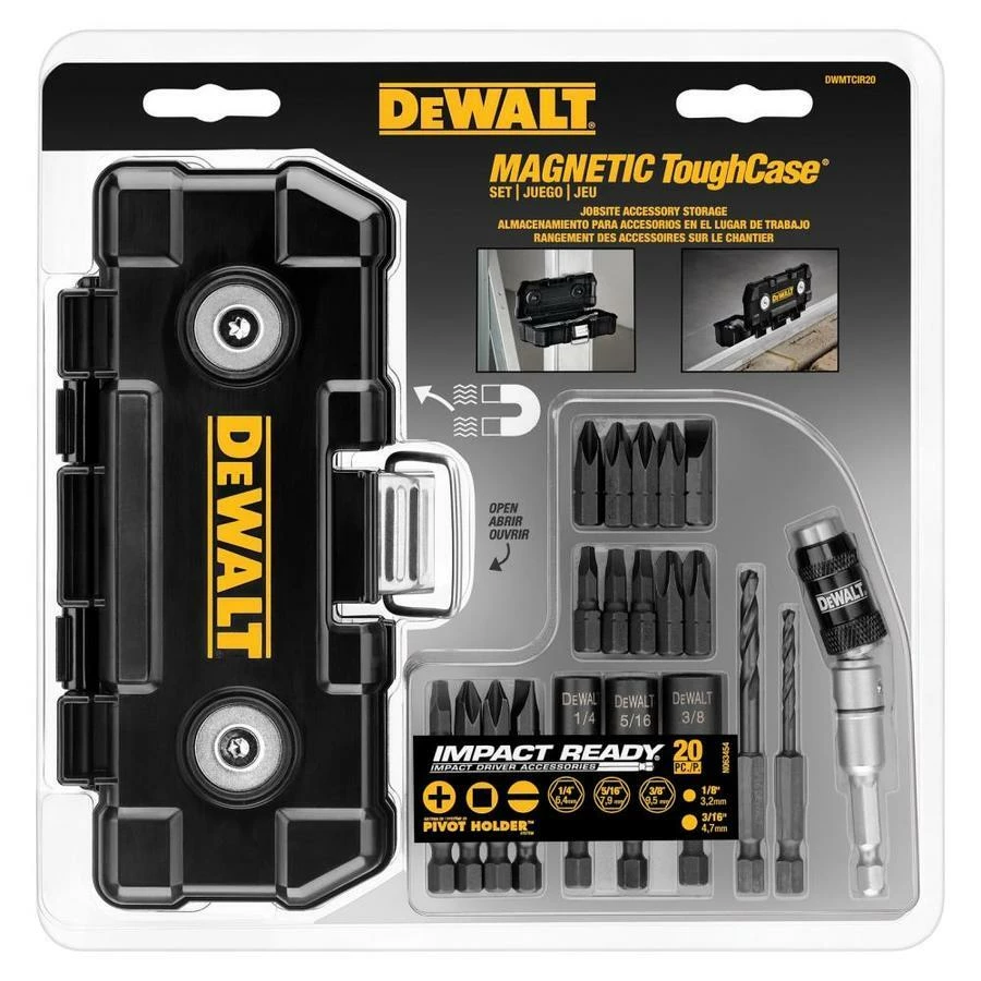 DeWALT DWMTCIR20 20-Piece Impact Ready Accessory Set 3 DeWALT DWMTCIR20 20-Piece Impact Ready Accessory Set