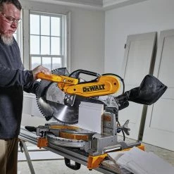 DeWALT DWS716XPS 12 Inch 15 Amp Compound Double Bevel Miter Saw Kit Tools & Equipment