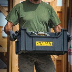 Tools & Equipment DeWALT DWST08205 TOUGHSYSTEM Robust Tote W/ Adjustable Foldable Brackets