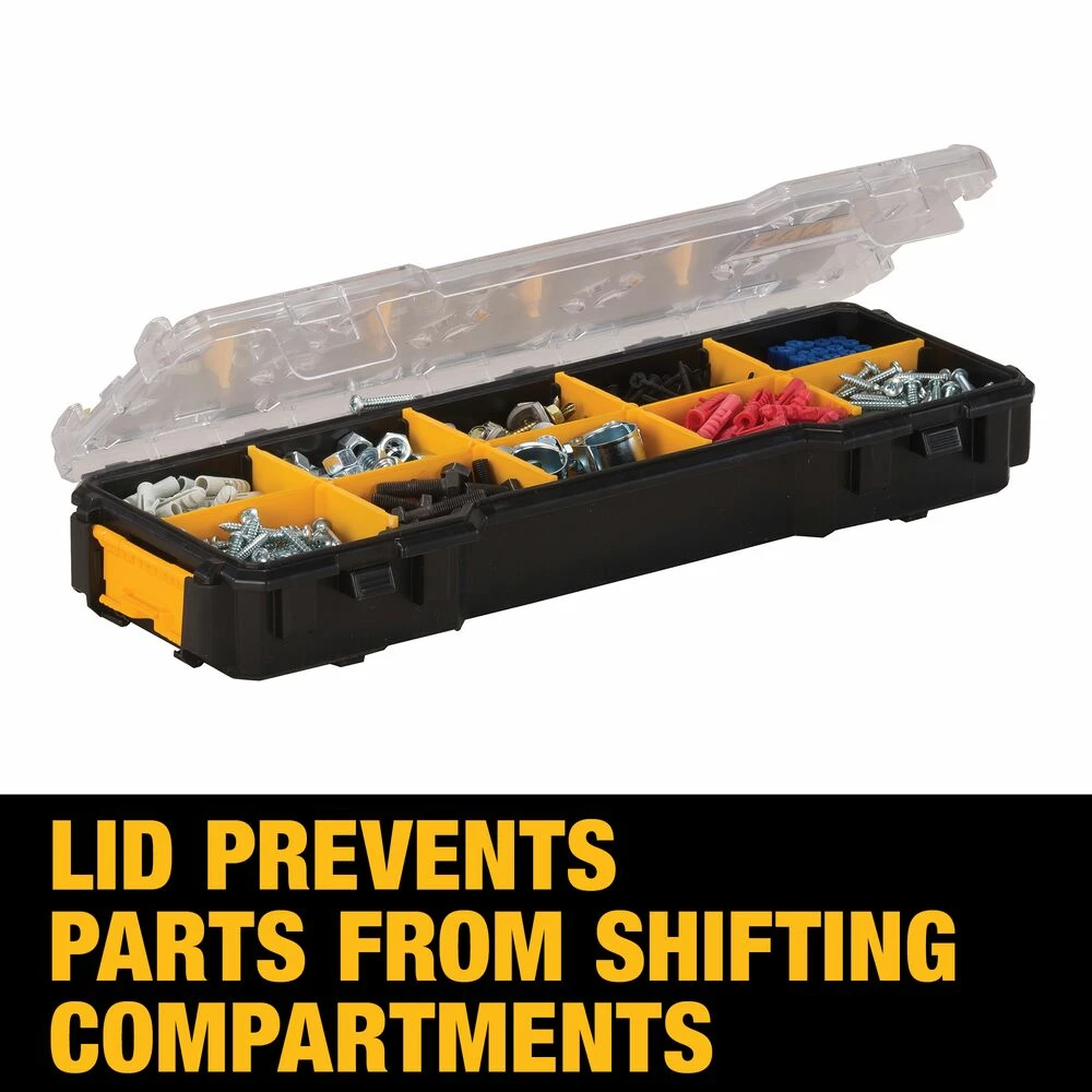 DeWALT DWST14835 10 Compartment Small Parts Pro Organizer Tools & Equipment 10 DeWALT DWST14835 10 Compartment Small Parts Pro Organizer Tools & Equipment