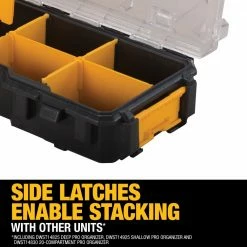 DeWALT DWST14835 10 Compartment Small Parts Pro Organizer Tools & Equipment 19 DeWALT DWST14835 10 Compartment Small Parts Pro Organizer Tools & Equipment