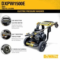 DeWALT DXPW1500E 1,500-Psi 2.0-Gpm Cold Water Commercial Pressure Washer Lawn & Outdoor Power