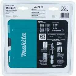 Makita E-01666 Impact XPS High Strength Durable Impact Bit Set - 35 PC