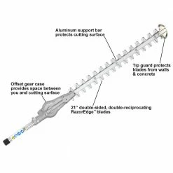 Lawn & Outdoor Power Echo 99944200640 PAS Mid Reach Hedge Trimmer Attachment W/ 21