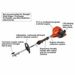 Lawn & Outdoor Power Echo PAS-225AB 21.2cc 2 Stroke Cycle Gas Power Head Pro Attachment Series