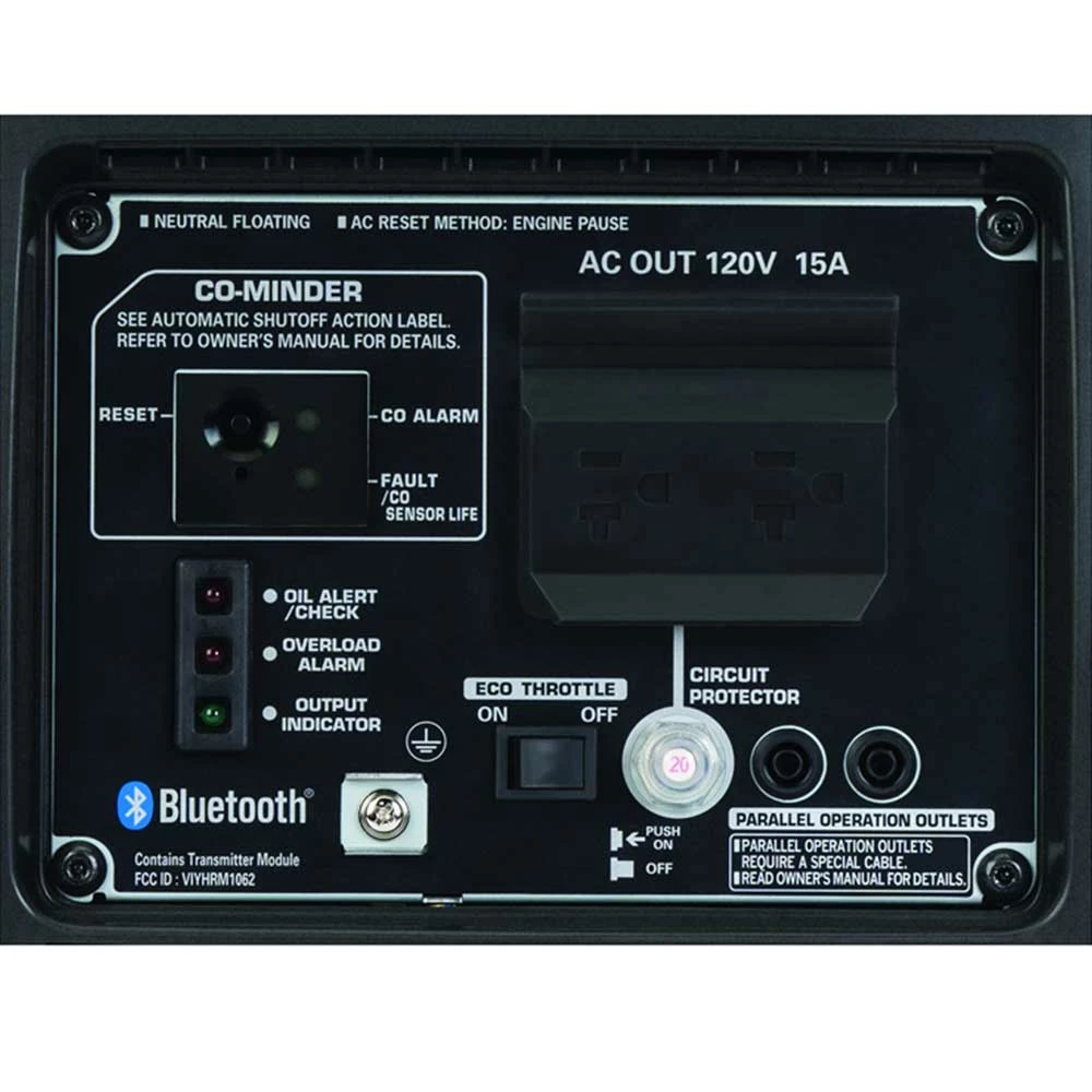 Honda EU2200ITAN 2200W 120V Super Quiet Series Inverter Generator W/ CO-MINDER 7 Honda EU2200ITAN 2200W 120V Super Quiet Series Inverter Generator W/ CO-MINDER